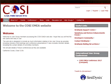 Tablet Screenshot of cosiemea.org